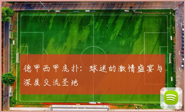 德甲西甲虎扑:球迷的激情盛宴与深度交流圣地